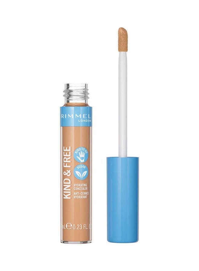 RIMMEL LONDON Glow It Up Moisturising Skin Tint — 150 Rose Vanilla 30ml & Kind & Free All-Day Hydrating Liquid Concealer 20 Light Bundle - Image 3